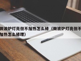 微波炉灯亮但不加热怎么修（微波炉灯亮但不加热怎么修理）